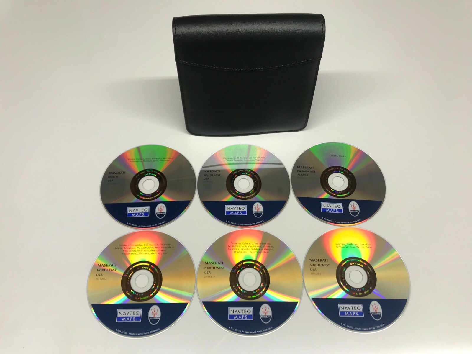 MASERATI 2011/2012 DIGITAL MAPS COMPLETE NAVIGATION CD USA CANADA OEM 940000376