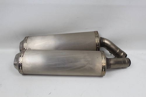 Ducati 848 EVO 11-13 1098 1198 OEM Exhaust Cans Can Muffler Pipe NICE! - Picture 3 of 12