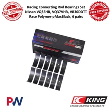 King Racing Connecting Rod Bearings Set For Nissan VQ35HR, VQ37VHR, VR30DDTT