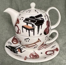 Roy Kirkham 2007 CONCERT Tea For One  Made In England Fine Bone China excellent