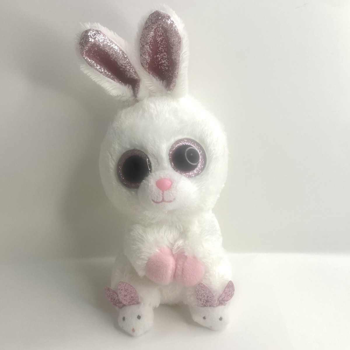 Ty Beanie Boo Slippers Easter Bunny Rabbit Plush 7