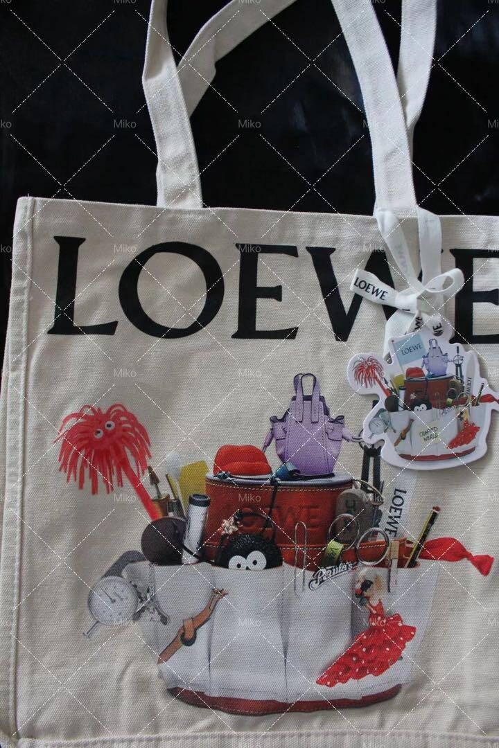 Loewe limited edition crafted world canvas tote bag New From Loewe limited edition crafted world canvas tote bag New From