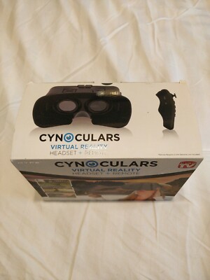 Hype Cynoculars Virtual Reality Headset + Remote Wireless Gaming 360 Viewing    