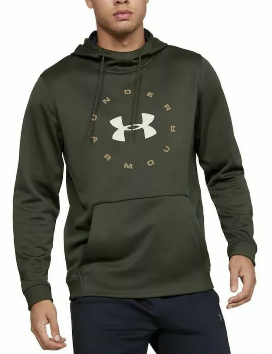 Пуловер с капюшоном Under Armour Mens Armour Fleece Circle Wordmark -1345323 2XL 6790₽