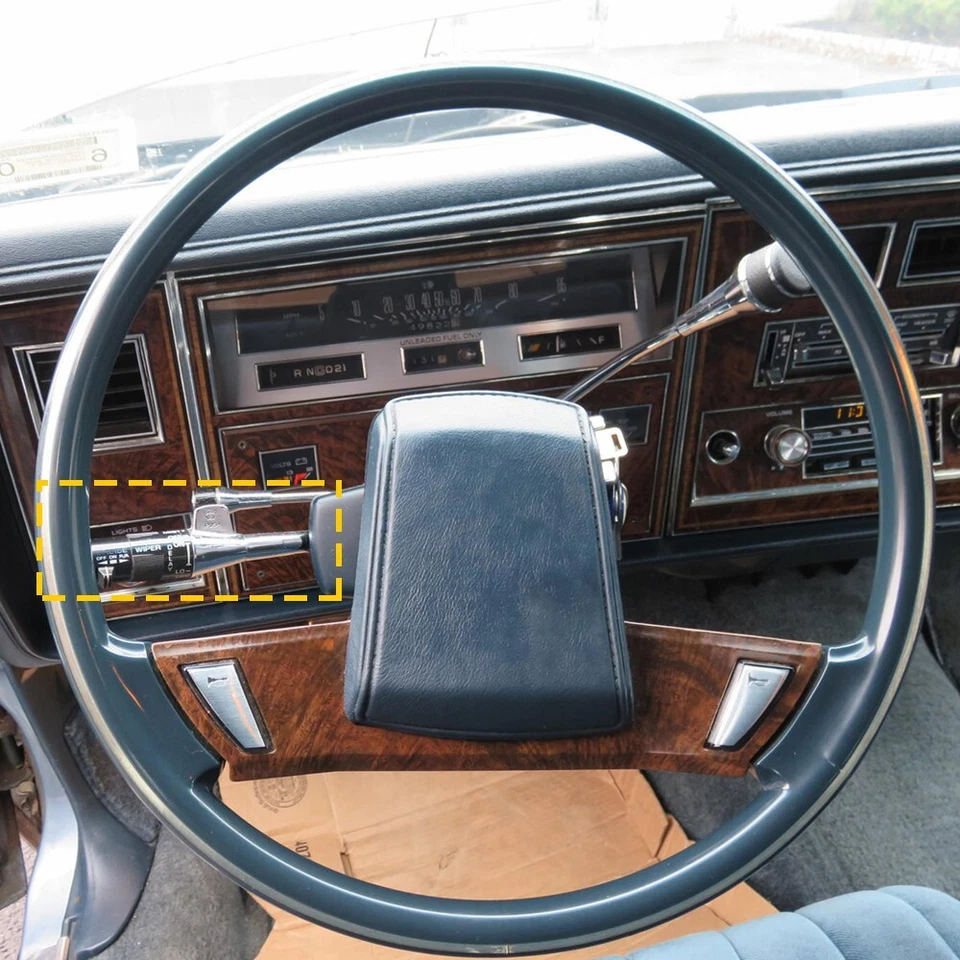 FORCHEVY PONTIAC NEGRO INTERMITENTE PALANCA LIMPIAPARABRISAS INTERRUPTOR BRAZO RETARDO SIN CRUCERO 49277 Foto 4 de 4