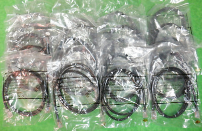 CAT 5E ETHERNET PATCH CABLE BLACK 3' RJ45    NEW     LOT OF 20     @ Q