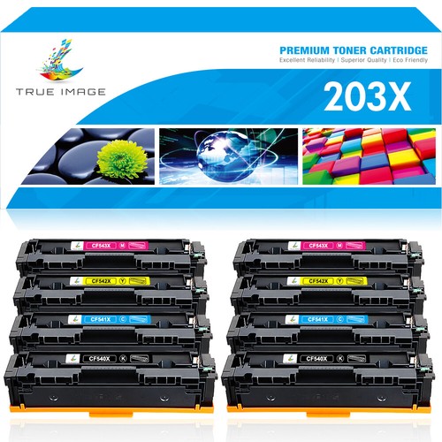 8XL Toner kompatibel für HP 203X CF540X Color Laserjet Pro M281fdw M254dw - Afbeelding 2 van 13