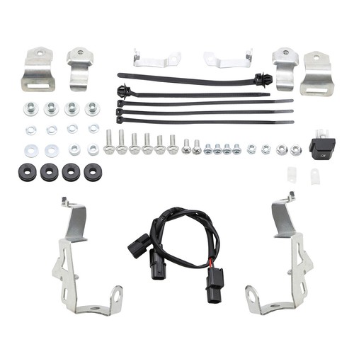 LED Fog Lights Attachment Kit Fit For Honda Goldwing GL1800 GL1800B Tour 2018-Up - Picture 9 of 11
