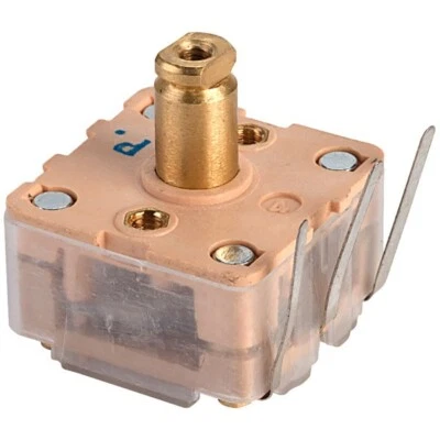 Miniature AM FM Dual Gang Tuning Capacitor 60/140pF with Knob for Crystal Set