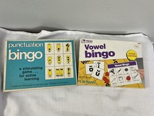 Vintage Punctuation And Vowel Bingo