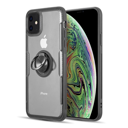 For iPhone 11 / PRO / Max Ring Stand Case Hybrid Armor Rubber Clear Hard Cover - Picture 23 of 36