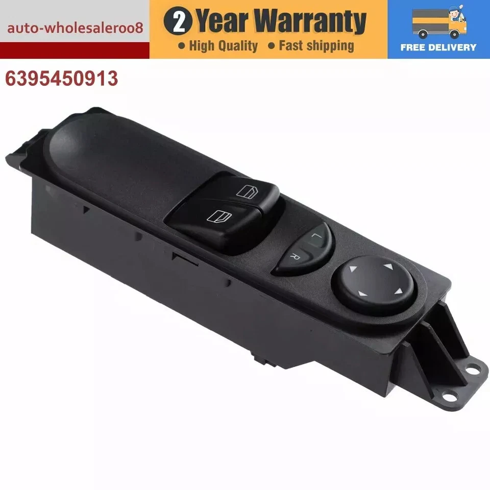 NEW Master Power Window Switch For Mercedes Benz W639 Vito 2003-2014 A6395450913 - Image 4 of 4