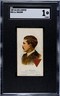 1887 Allen and Ginter N28 - Pool Players - J. L. MALONE - SG