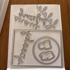 Stampin Up Sizzix Big Shot SEASONAL FRAME THINLITS 139658 Dies Diecut Cardmaking