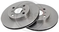 2X A.B.S. 16617 Bremsscheibe Vorne FüR Toyota