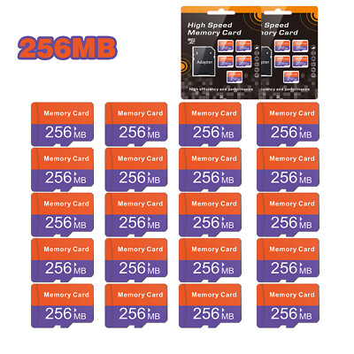 256MB Lot Micro SD Card Memory Card Class4 Memory TF SD Card With a Free Adapter