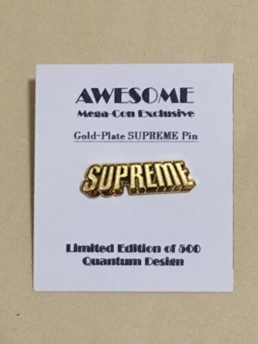 1 ALAN MOORE SUPREME PIN LIMITED EDITION ONLY 500 WATCHMEN V FOR VENDETTA SDCC - Picture 1 of 9