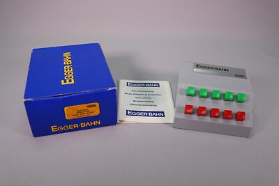  ZP014 EGGER BAHN 4006 HO TRAIN CONTROL STATION SWITCH PANEL SWITCH PANEL SWITCHBOARD