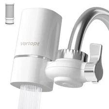 Vortopt Faucet Water Filter For Sink - NSF Certified Water Purifier For Faucet, 