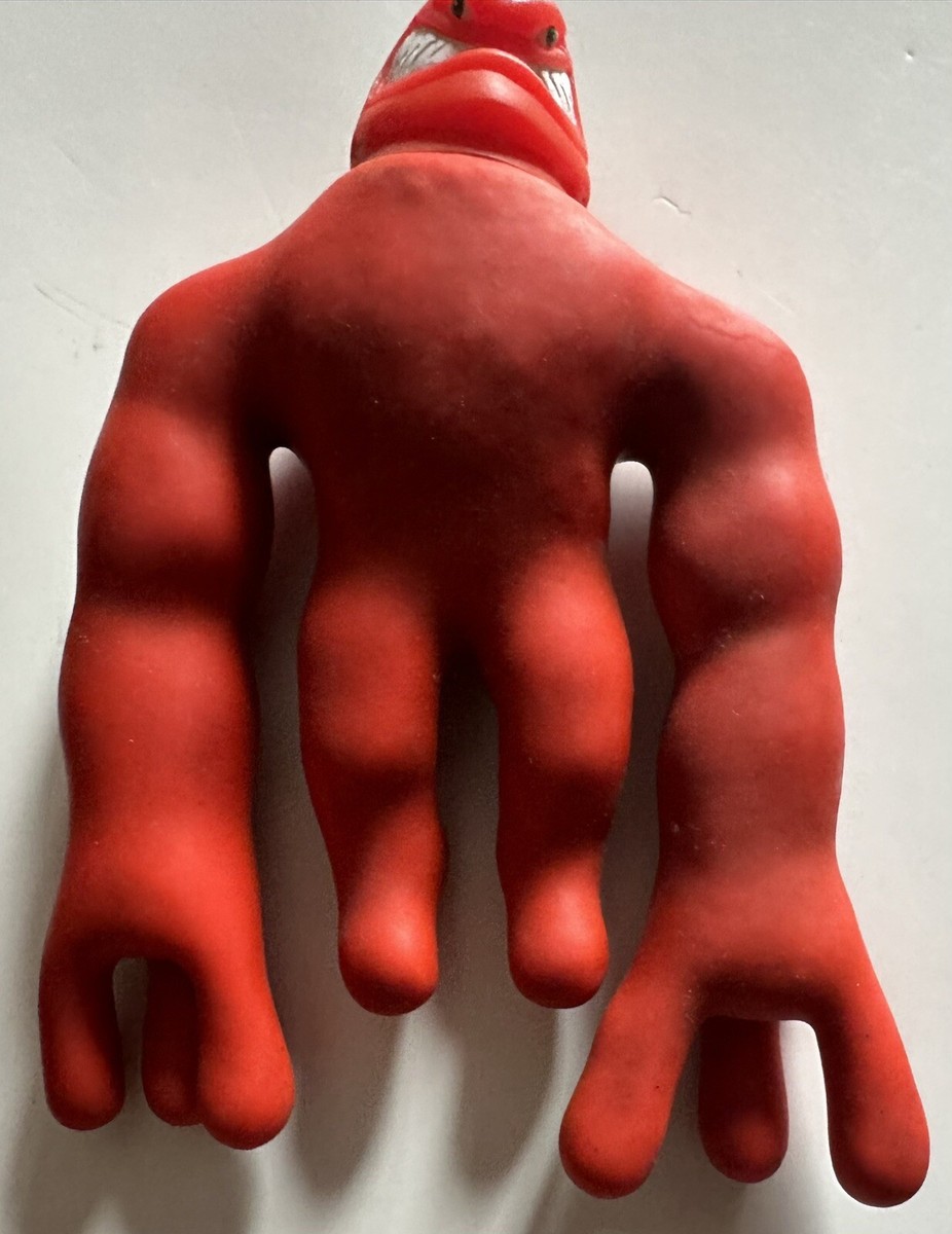 AB Gee Mini Stretch Armstrong Original – Muñeco Elástico Rojo, Juguete Clásico De Estiramiento Para Niños