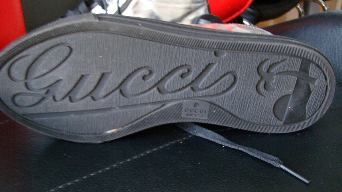 値段交渉承ります！GUCCI⭐︎スタッズ付き⭐︎シルバーハイヒール Gucci Silver Metallic Leather Spikes Studded Sneakers Boots
