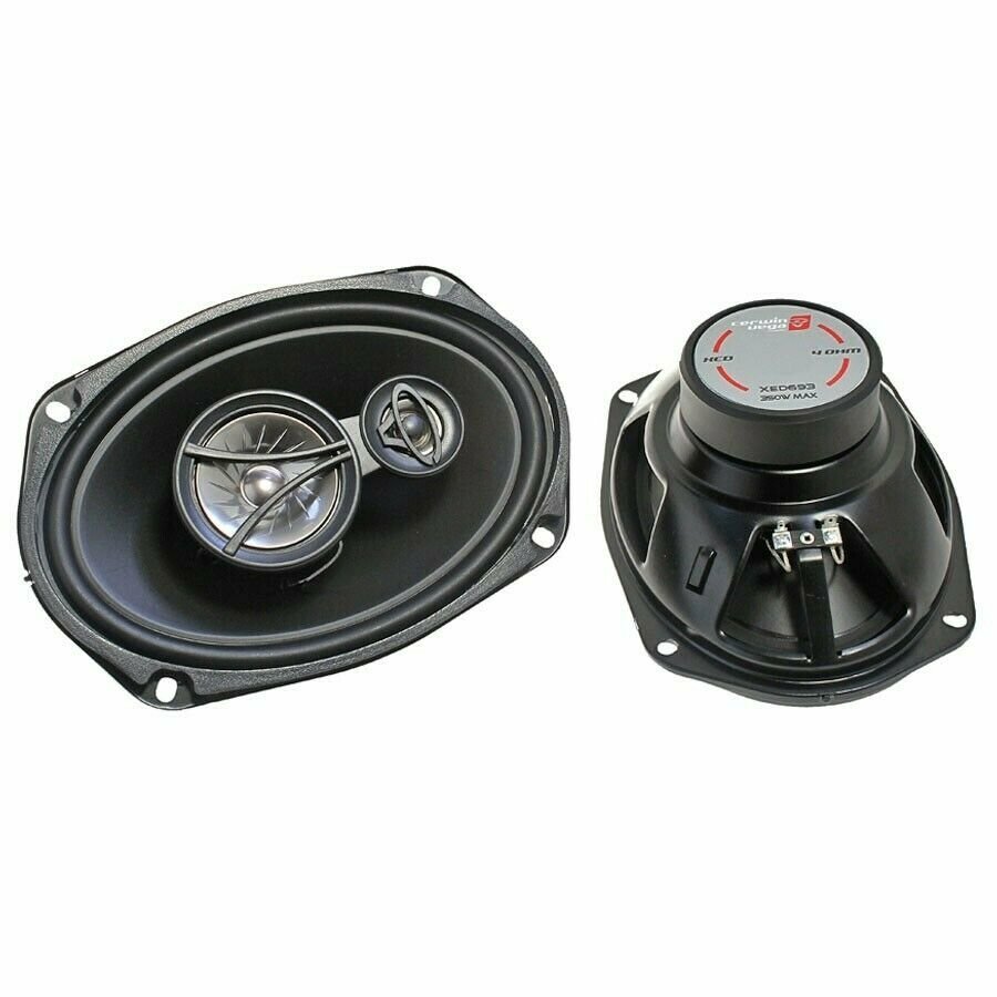 2x Cerwin Vega XED62 6.5" 2-Way 600W Speakers + 2x XED693 300W 6"x9" Speakers
