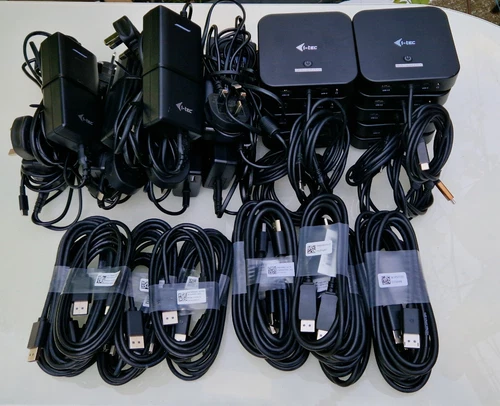 12x i-tec USB-C Docking Station 2x4K, DisplayPort, USB-C, USB 3. (Not Dell, HP)