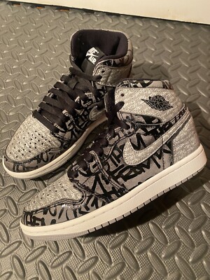 Size 4 - Air Jordan 1 OG High Rebellionaire Grey 5.5 Womens | eBay