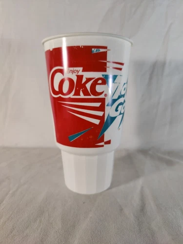 Vintage Coke To Go Plastic Cup 90s Soda Coca-Cola Memorabilia