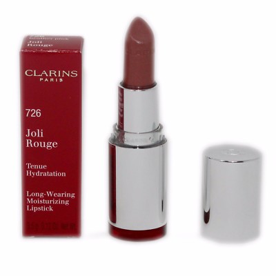 CLARINS JOLI ROUGE LONG-WEARING MOISTURIZING LIPSTICK 3.5G #726 NIB-CL441351