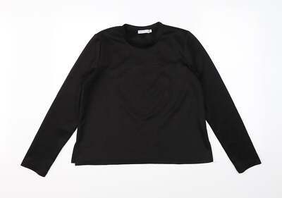Lily White Damen T-Shirt schwarz Polyestermischung Größe M - Tiger