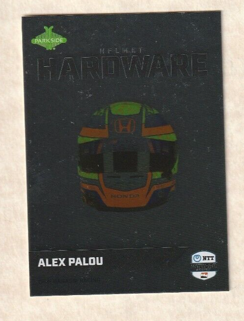2024 ALEX PALOU HELMET HARDWARE INSERT PARKSIDE TRADING CARD INDY CAR 