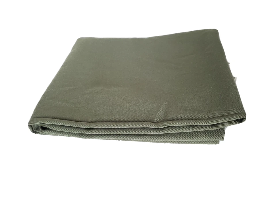 Cotton Polyester Fabric Sewing Quilting Clothing New Olive Green 36.5" X 61"  - Image 2 of 2