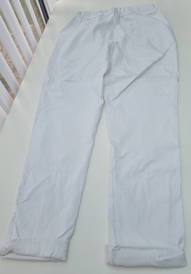 Pantaloni Magici Donna Donna Italiana Lagenlook Leggeri Jogger - Foto 10