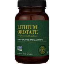 Global Healing Lithium Orotate 10mg Supplement - 60 Capsules