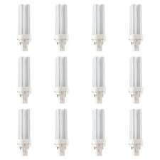 Litecraft Ecotone Light Bulb 10W PL-C 830 CFL 2-Pin in White - 100 Pack JOB LOT