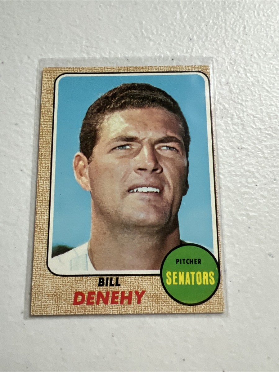 Y'tan26♔✦ 1968 Topps #526 Bill Denehy - Senators - Sharp High Number