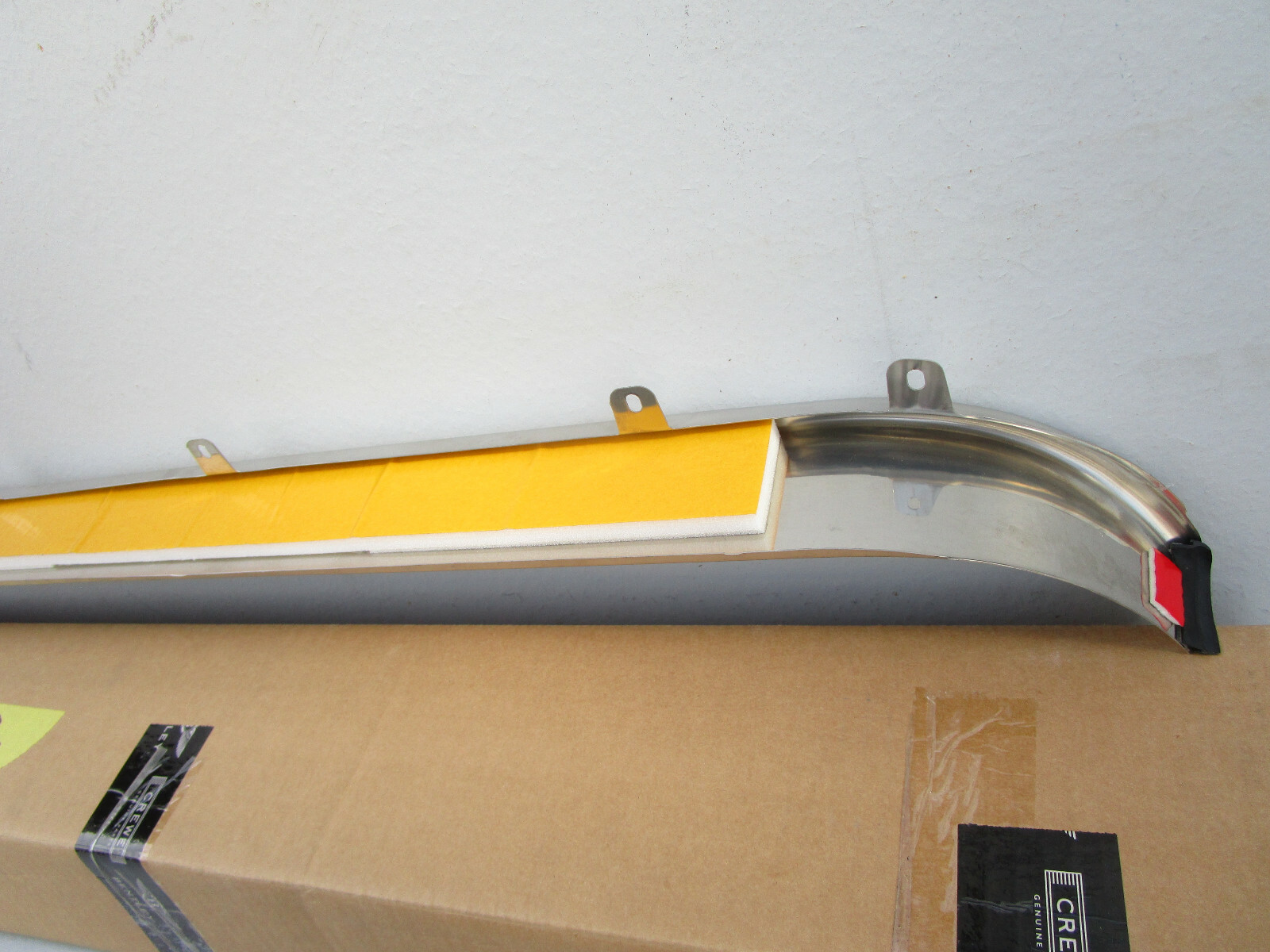 BENTLEY CONTINENTAL GT GTC SPEED RIGHT SILL COVER KICK PLATE METAL TRIM OEM