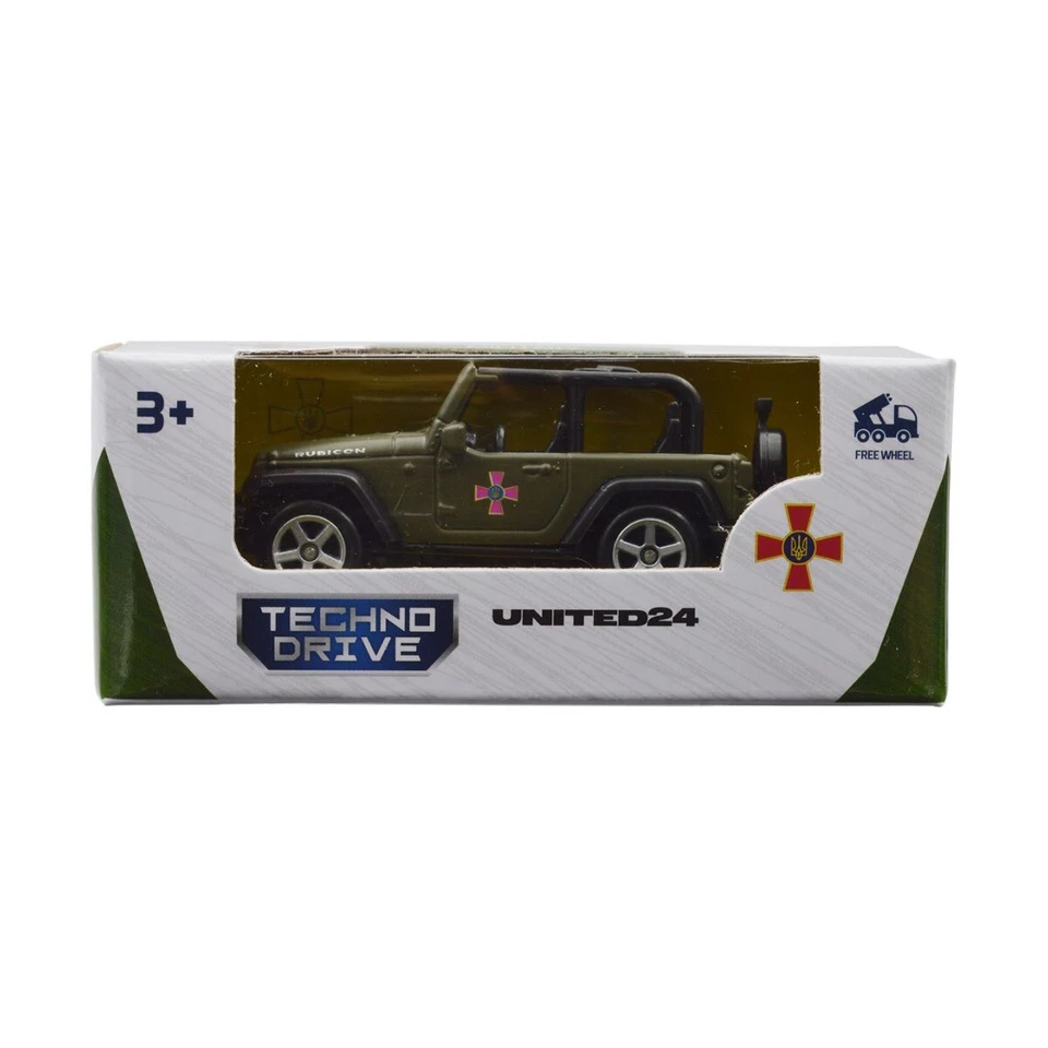 Jeep Wrangler Rubicon Diecast Model. Armed Forces of Ukraine. War in Ukraine - Image 2 of 4