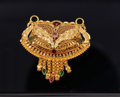 22 K GOLD INDIAN TRADITIONAL JEWELRY HANDMADE TRIBAL