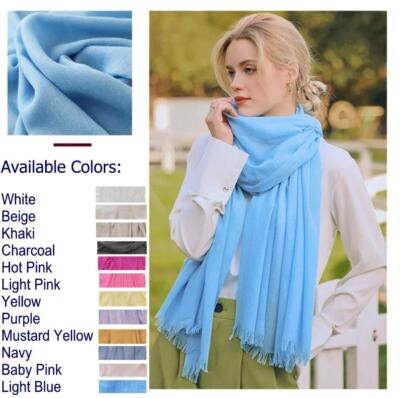 Soft Large Oversize Summer Sheer See Through Scarf Shawl Wrap 12+ Colors 
