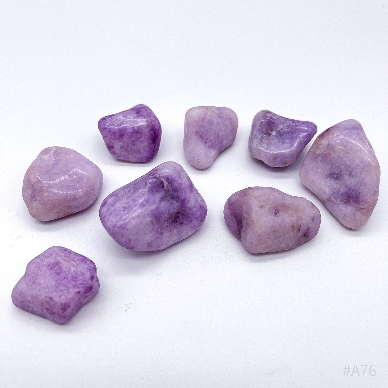 8x Piedras Decorativas de Color Preciosas Voluptuoso 8 Piezas Lila /