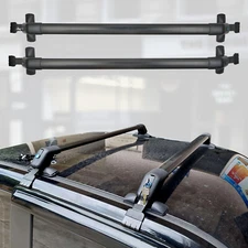Rack Cross Bar Black Roof Rack Luggage Carrier Aluminium with Lock Universal USA