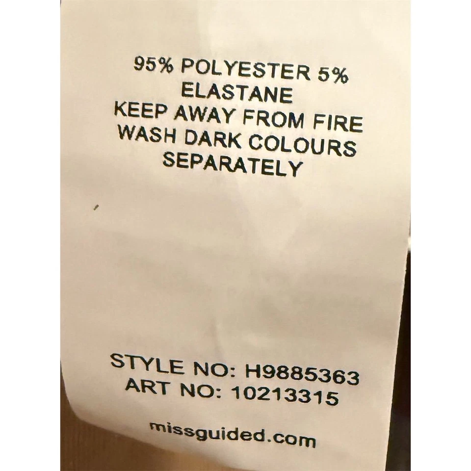 Missguided Mujer Chino Botín Corto A Cuadros Marrón Talla 12 Pantalones Calientes Foto 3 de 4