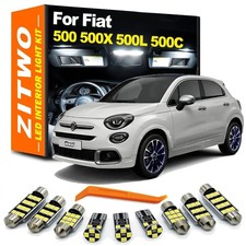 Kit Completo Full LED Canbus Interni Auto per Fiat 500 500X 500L (2007–2023)