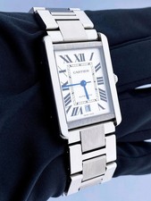 Cartier Tank Solo XL W5200028 Stainless Steel Mens Watch 3