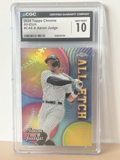 Aaron Judge - 2024 Topps Chrome - All-Etch #CAE-6 (GEM MINT 10)