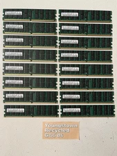 LOT OF 16 SAMSUNG 4GB 2Rx4 PC2-5300P DDR2 667MHz ECC REGISTER SERVER RAM MEMORY