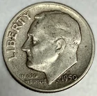 1950-S Roosevelt Dime Circulated Condition 90% Silver Better Date US Coin- 3498