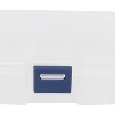 5 Grids Organizer Box Clear Visible Plastic Accessory Compartment Box Case For